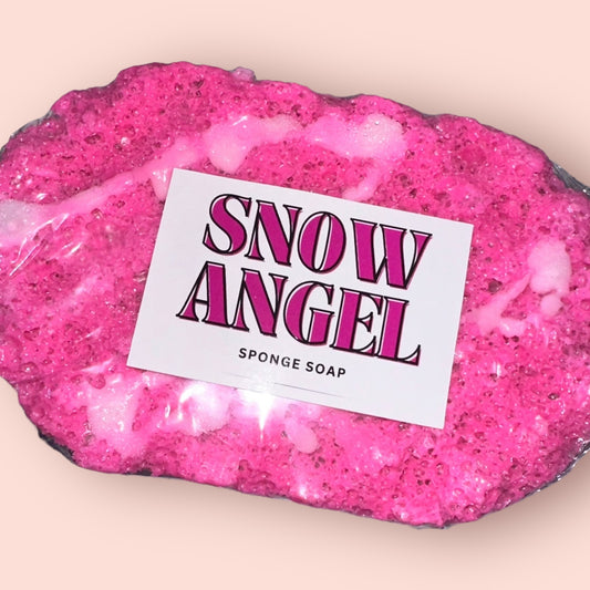 Snow Angel Soap Sponge